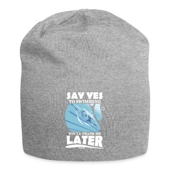 Nager - Bonnet en jersey - gris chiné - Devant