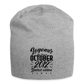 LEGENDS ARE BORN IN OKTOBER 2012 JUBILÄUMSGESCHENK - Jersey-Beanie - Grau meliert - Vorne