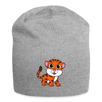 Tiger - Jersey-Beanie - Grau meliert - Vorne