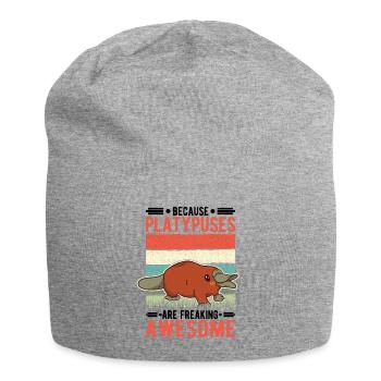 Ornithorynque Cadeau Ornithorynque - Bonnet en jersey - gris chiné - Devant