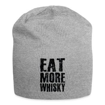 Mangez plus de whisky - Bonnet en jersey - gris chiné - Devant