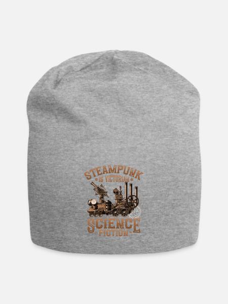 Steampunk Ist Viktorianische Science Fiction - Jersey-Beanie - Grau meliert