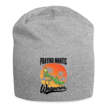 Gottesanbeterin Flüsterer Mantis Fangschrecke - Jersey-Beanie - Grau meliert - Vorne