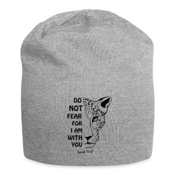 Religious quote - Jersey Beanie - heather grey - Front