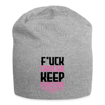 F*ck Cancer - Bonnet en jersey - gris chiné - Devant