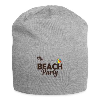 Beach Party Feiern tanzen Musik Freunde - Jersey-Beanie - Grau meliert - Vorne