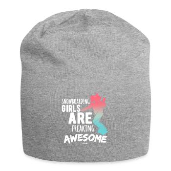 Wintersport für Frauen und Mädchen - Jersey-Beanie - Grau meliert - Vorne