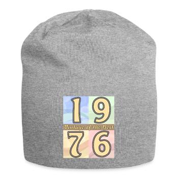BIRTHDAY YEAR 1976 - Jersey Beanie - heather grey - Front