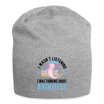 Axolotl Cadeau Queue Lurch - Bonnet en jersey - gris chiné - Devant