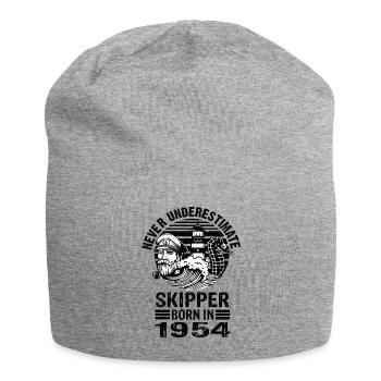 Never Underestimate Skipper né en 1954 - Bonnet en jersey - gris chiné - Devant