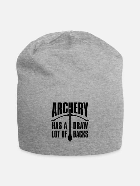 Archery Has A Lot Target Arrow Shooting Bow Archer - Jersey Beanie - heather grey