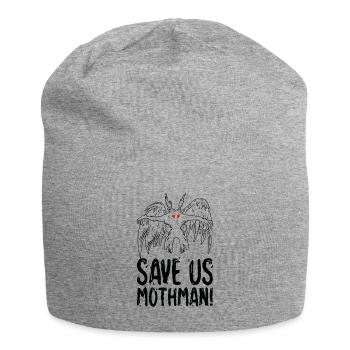 Halloween Mothman Mythical Line Art Beast Monster - Bonnet en jersey - gris chiné - Devant