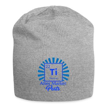 Hüft-OP-Shirt, Ti-Titan-Periodenelement - Jersey-Beanie - Grau meliert - Vorne