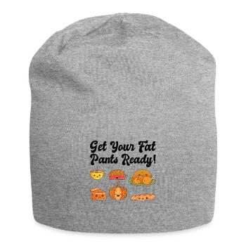 Thanksgiving Party Fall Season Pumpkin Pies Turkey - Jersey Beanie - heather grey - Front