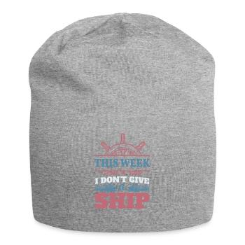 lustiger Kapitän Spruch Schifffahrt Meer - Jersey-Beanie - Grau meliert - Vorne