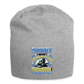 Nachdenken Über Snowmobiling Snowmobile - Jersey-Beanie - Grau meliert - Vorne