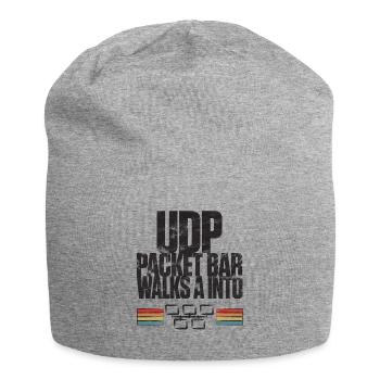 UDP Packet Bar Walks A Into - Jersey-Beanie - Grau meliert - Vorne
