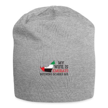 Rien ne me fait peur Emirati Wife United - Bonnet en jersey - gris chiné - Devant