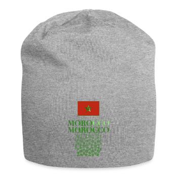 Morocco - Jersey Beanie - heather grey - Front