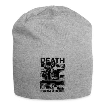 Dead From Above Bowfishing Retro Fishing Bowfisher - Jersey-Beanie - Grau meliert - Vorne