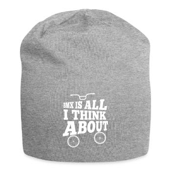 ich denke nur an BMX - Jersey-Beanie - Grau meliert - Vorne