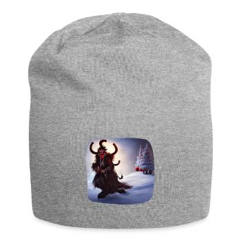 Krampus - Jersey Beanie - heather grey - Front