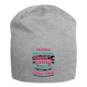 Mechanic - Jersey Beanie - heather grey - Front