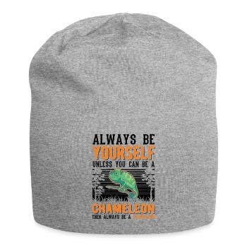 Chameleon Gift Chameleon - Jersey Beanie - heather grey - Front