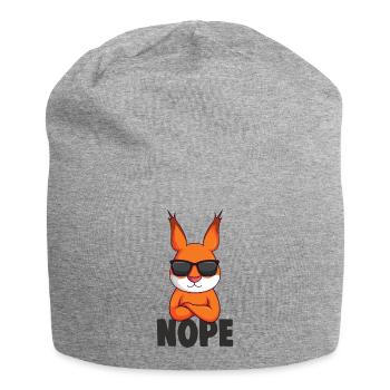 Eichhörnchen - Jersey-Beanie - Grau meliert - Vorne