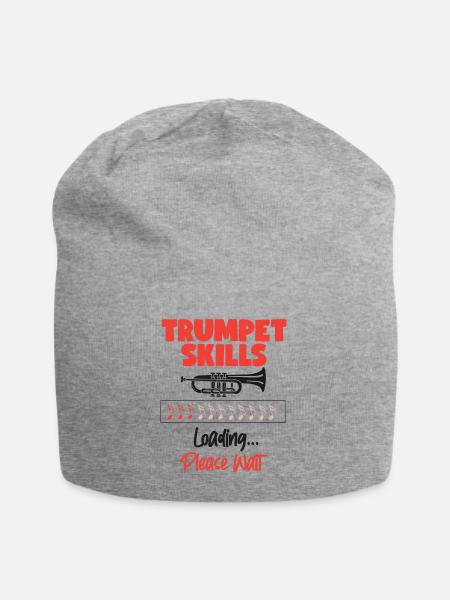 Trumpet Player Trumpet Skills - Jersey-Beanie - Grau meliert