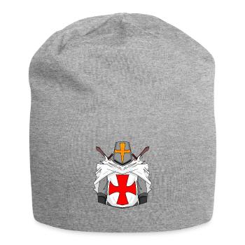 Croix de l’épée des Templiers - Bonnet en jersey - gris chiné - Devant