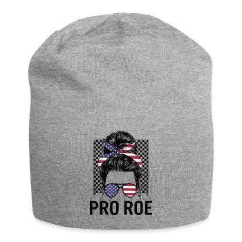 Pro Choice Shirt, Pro Roe Cute Messy Bun 1973 Tee - Jersey-Beanie - Grau meliert - Vorne