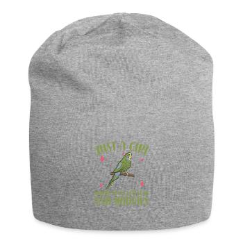 Wellensittich - Jersey-Beanie - Grau meliert - Vorne