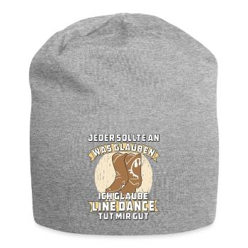 LINE DANCE TUT MIR GUT - Jersey-Beanie - Grau meliert - Vorne