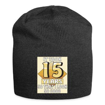 IT TOOK 15 YEARS - Jersey Beanie - charcoal grey - Front