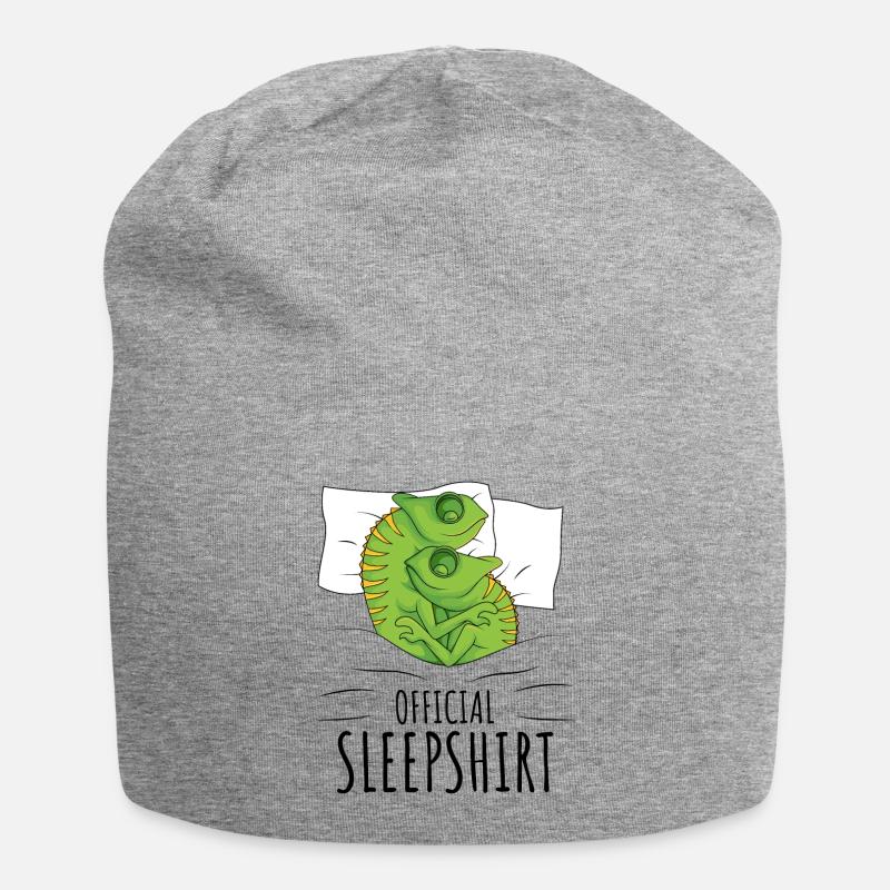 Chameleon - Jersey-Beanie - Grau meliert