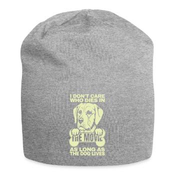 Es Ist Mir Egal, Wer Im Film Zitat Geschenk Stirbt - Jersey-Beanie - Grau meliert - Vorne
