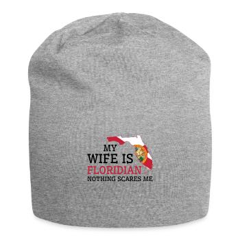 Nichts macht mir Angst Floridian Frau Florida - Jersey-Beanie - Grau meliert - Vorne