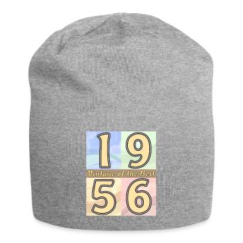 BIRTHDAY YEAR 1956 - Jersey Beanie - heather grey - Front