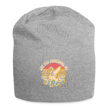 Poulpe Poulpe Tentacule de mer Poulpe Poulpe Poulpe Poulpe - Bonnet en jersey - gris chiné - Devant