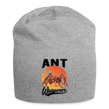 Ameisen Flüsterer Ameisenhaufen Ant Whisperer - Jersey-Beanie - Grau meliert - Vorne