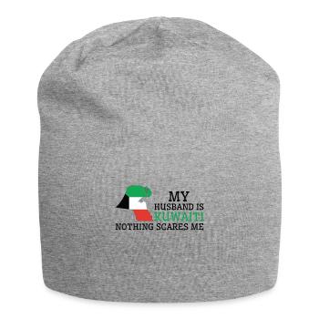 Nichts macht mir Angst Kuwaitischer Ehemann Kuwait - Jersey-Beanie - Grau meliert - Vorne