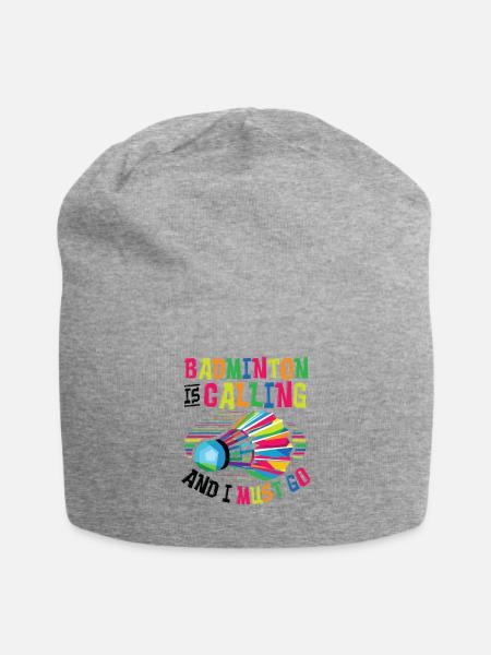 Badminton Ruft Badminton - Jersey-Beanie - Grau meliert