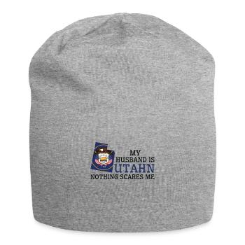Nichts macht mir Angst Utahn Ehemann Utah - Jersey-Beanie - Grau meliert - Vorne