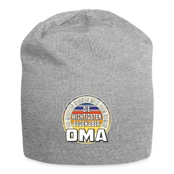 DIE WICHTIGSTEN SAGEN ABER OMA - Jersey-Beanie - Grau meliert - Vorne