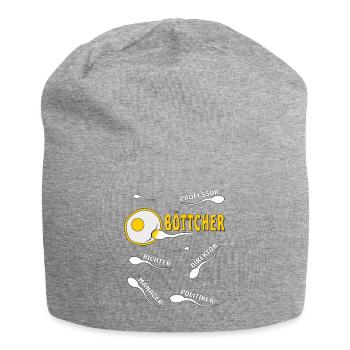 BÖTTCHER - Jersey-Beanie - Grau meliert - Vorne
