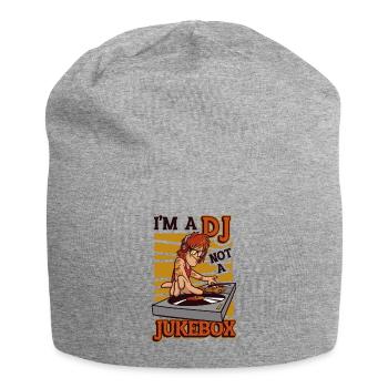 Ich Bin Ein Dj, Kein Jukebox-discjockey - Jersey-Beanie - Grau meliert - Vorne