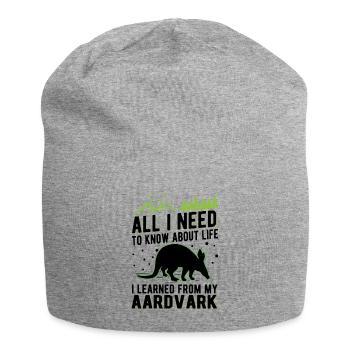 Aardvark Gift Aardvark - Jersey Beanie - heather grey - Front