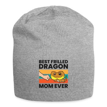 Lézard Dragon Curled Mama Meilleur - Bonnet en jersey - gris chiné - Devant