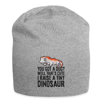 Sie haben einen Hund? Ich ziehe einen winzigen - Jersey-Beanie - Grau meliert - Vorne